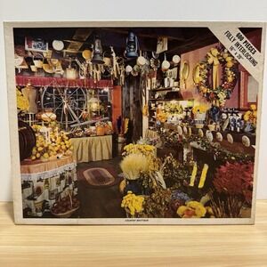 Whitman 600 Piece Puzzle Country Boutique 16" x 20" Vintage Made In Wisconsin